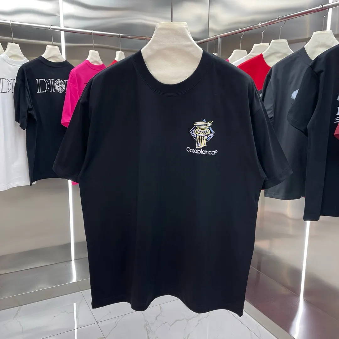 ￼ 25ss New Arrival Casablanca Classic Series T ～ ， ， 。 ， Classic ， In Stock ！ ：White Black Red Size：S M L XL XXL